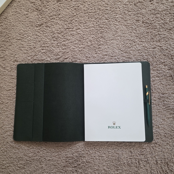 Rolex Notebook With Rolex Pen - Picture 1 of 4